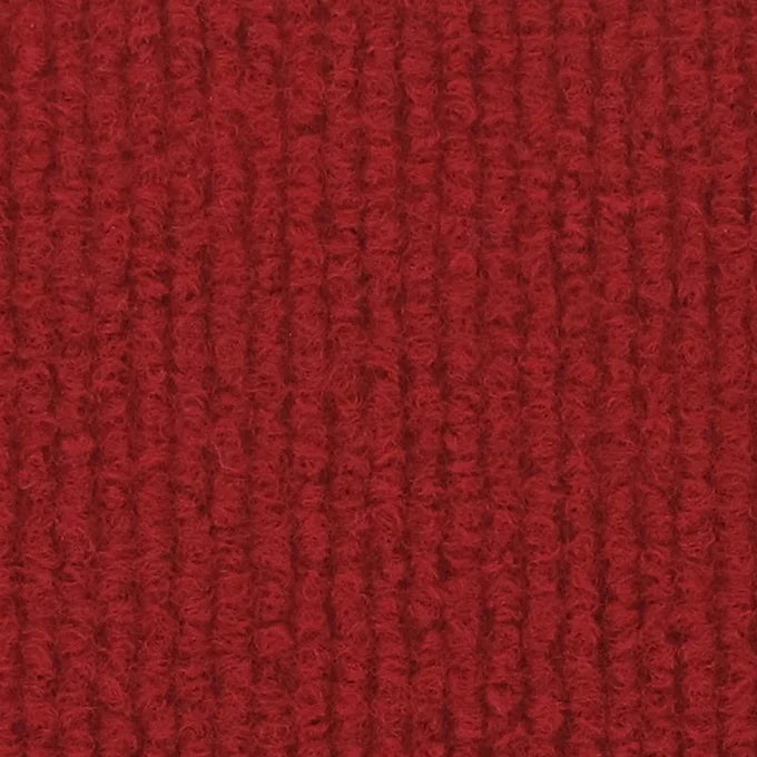 Richelieu Red Rips, Teppichboden für den Messebau.