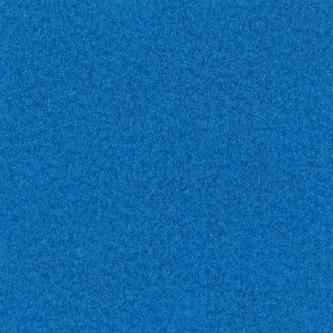Saphire Blue Velours, Teppichboden für den Messebau.