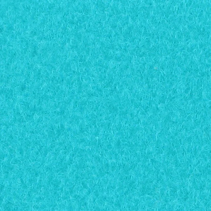 Turquoise Velours, Teppichboden für den Messebau.
