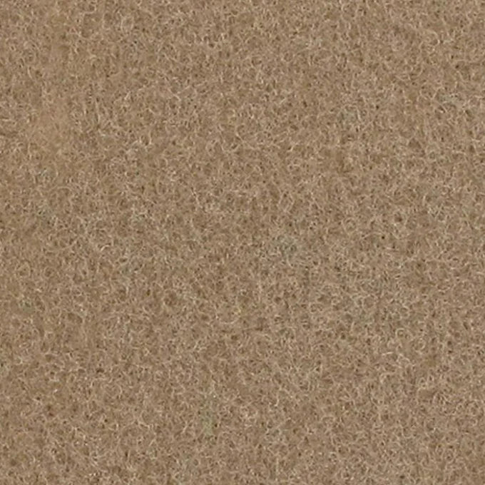 Buff Nadelfilz, Teppichboden für den Messebau.