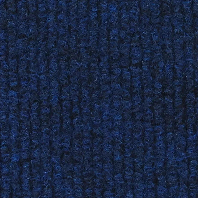 Night Blue Rips, Teppichboden für den Messebau.