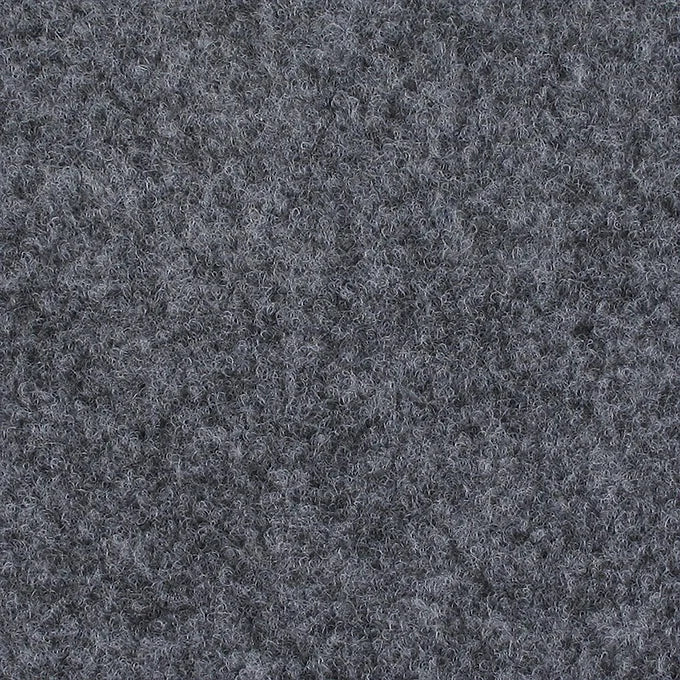 Flecked Grey Velours, Teppichboden für den Messebau.