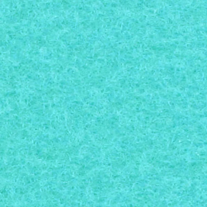 Turquoise Nadelfilz, Teppichboden für den Messebau.